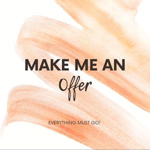 Will consider all offers!